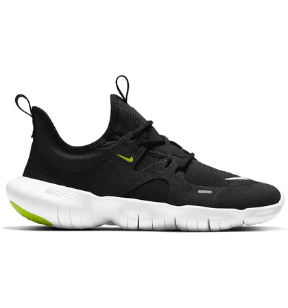 Nike Free RN 5.0 Black Volt White (GS) - authentic Nike sneakers