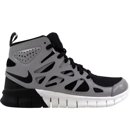 Nike Free Run 2 Sneakerboot Premium Black/Black-Metallic Silver-White (Women's) - authentic Nike sneakers