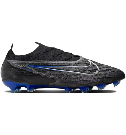 Nike Gripknit Phantom GX Elite FG Black Hyper Royal - authentic Nike sneakers
