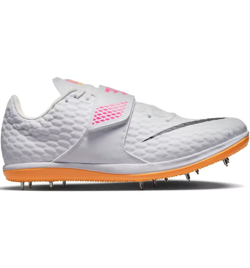 Nike High Jump Elite White Hyper Pink Orange - vue 360