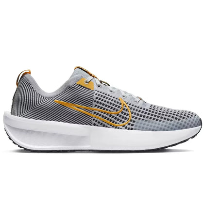 Nike Interact Run Wolf Grey Black White Laser Orange - authentic Nike sneakers