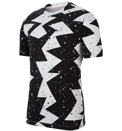 Nike Jordan Printed Poolside Tee Black - authentic Nike sneakers