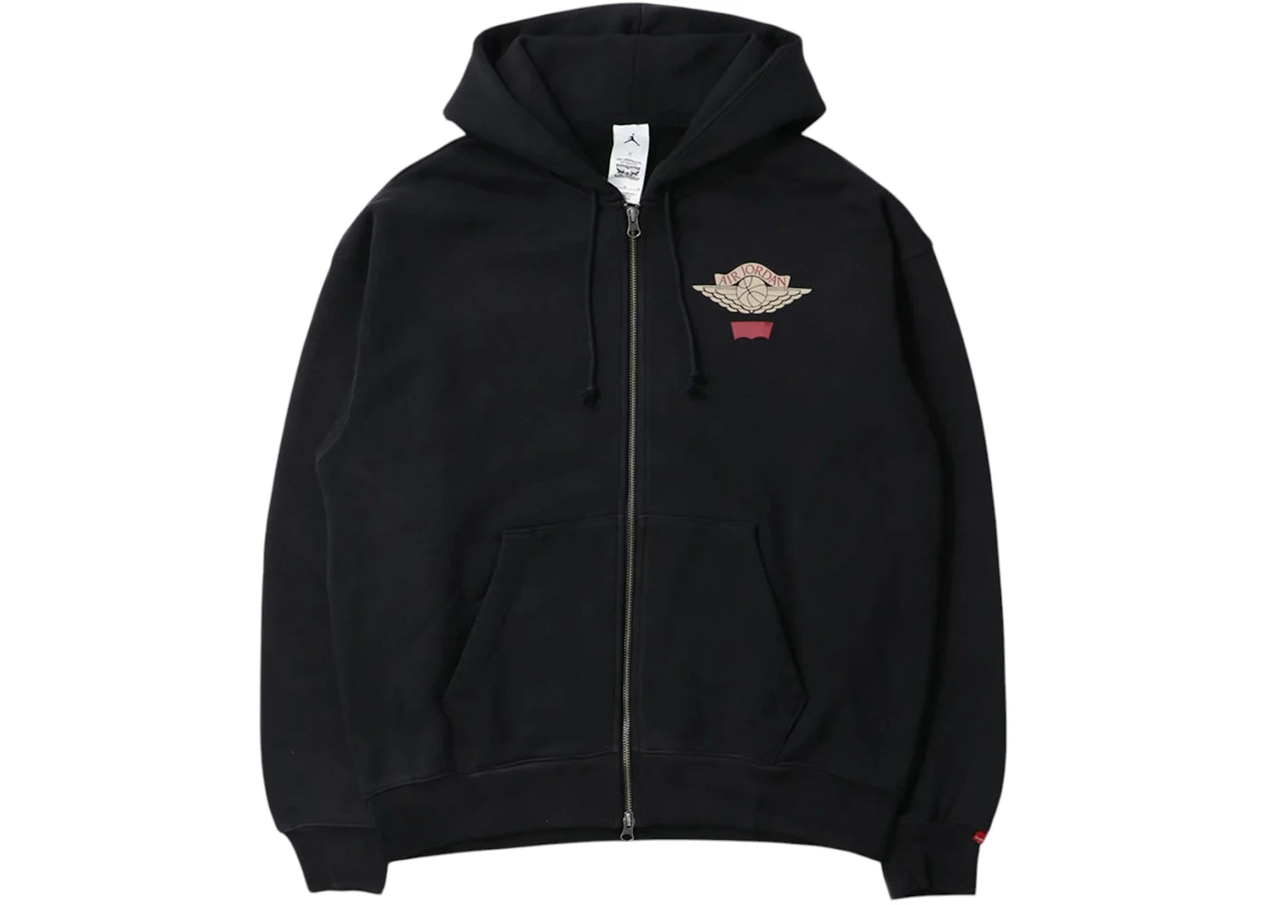 Nike Jordan x Levi's Full Zip Hoodie Black - vue secondaire B