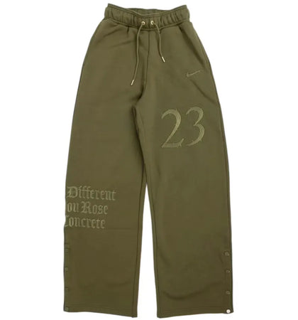 Nike Jordan x Teyana Taylor Women's Fleece Pants Rough Green - authentic Nike apparel