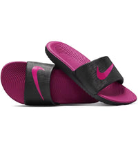 Nike Kawa Slide Black Vivid Pink (GS)
