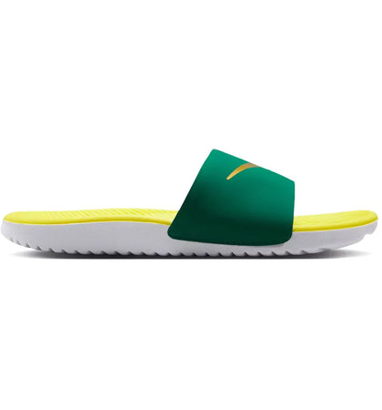 Nike Kawa Slide Malachite Sonic Yellow Metallic Gold (GS) - authentic Nike sneakers