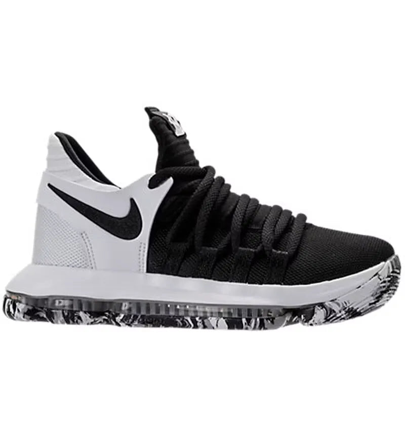 Nike KD 10 Black White (GS) - vue 360