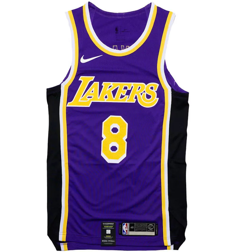 Nike Kobe Bryant Los Angeles Lakers Statement Edition Jersey Purple - vue 360
