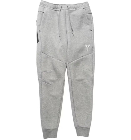 Nike Kobe Bryant Tech Fleece Jogger Pants Dark Grey Heather/White - authentic Nike apparel