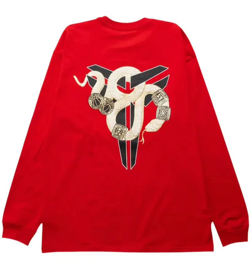 Nike Kobe Bryant Year of Mamba Max90 Long-Sleeve T-shirt Red - vue 360