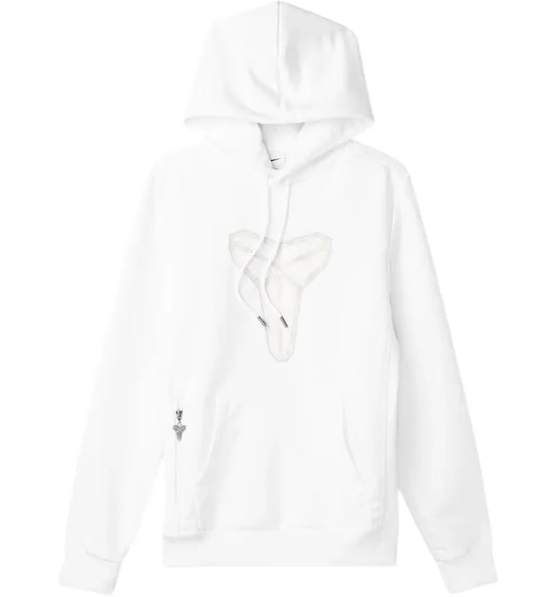 Nike Kobe Dri-Fit Pullover Basketball Hoodie White/Summit White - vue 360