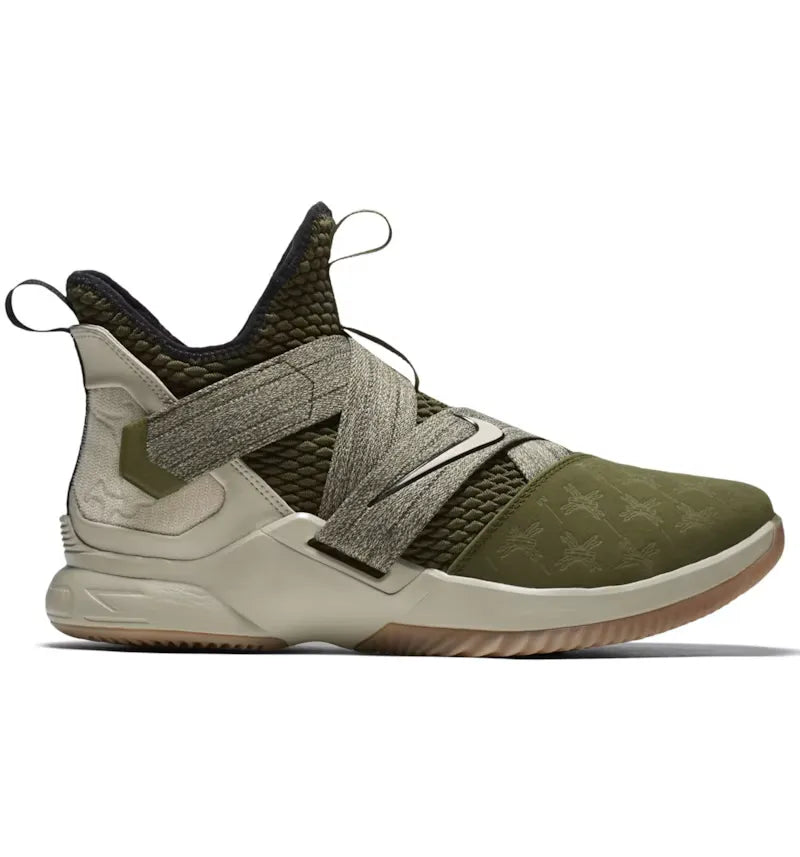 Nike LeBron Solder 12 EP Olive Canvas - vue 360