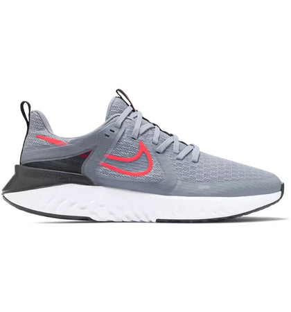 Nike Legend React 2 Obsidian Mist Laser Crimson - authentic Nike sneakers