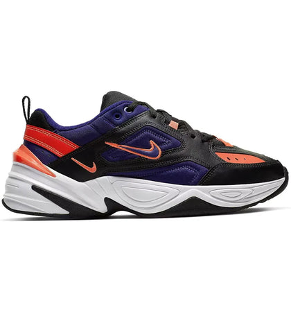 Nike M2K Tekno Black Deep Royal Blue Bright Crimson - authentic Nike sneakers