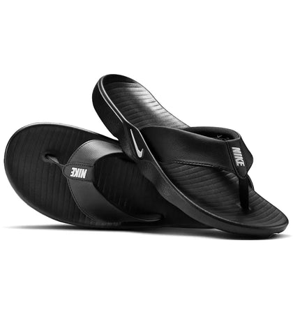 Nike Marina Flip Flop Black White - authentic Nike sneakers