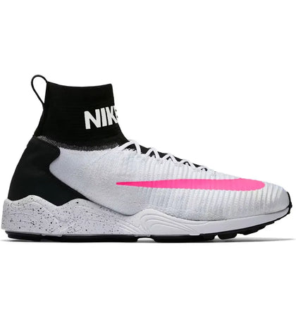 Nike Mercurial Flyknit FC White Black Pink Blast - authentic Nike sneakers