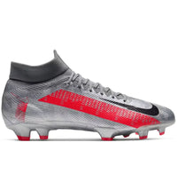 Nike Mercurial Superfly 7 Pro FG Metallic Grey Crimson
