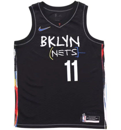 Nike NBA Brooklyn Nets Kyrie Irving City Edition Jersey Black - authentic Nike apparel