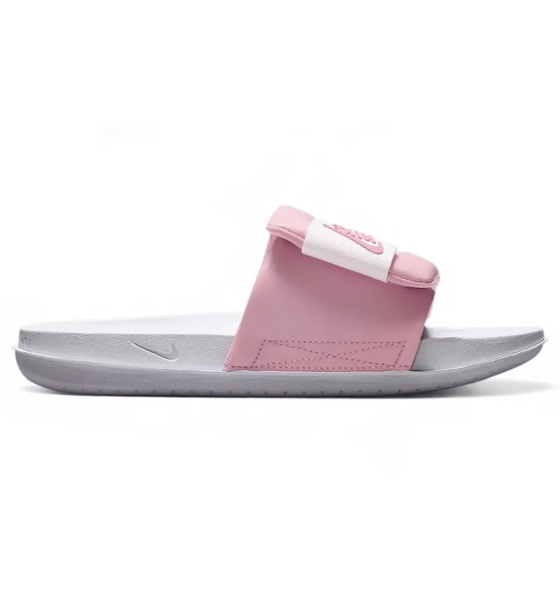 Nike Offcourt Adjust Slide White Elemental Pink (Women's) - vue 360