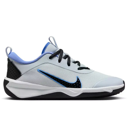 Nike Omni Multi-Court Football Grey Black Astronomy Blue Royal Pulse (GS) - authentic Nike sneakers
