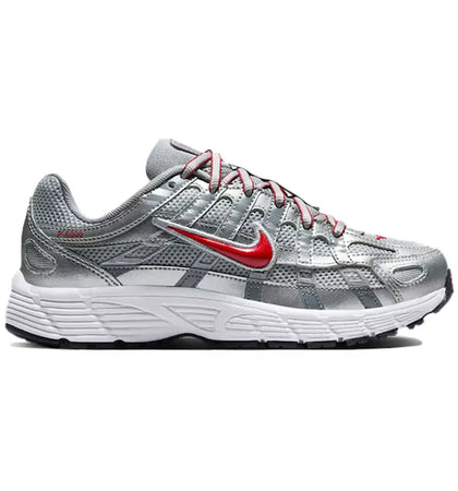 Nike P-6000 Metalic Silver Cool Red (GS) - authentic Nike sneakers