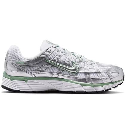 Nike P-6000 Metallic Silver White Steam (Women's) - authentic Nike sneakers