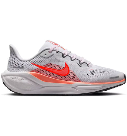 Nike Pegasus 41 White Magic Ember Black Bright Crimson (GS) - authentic Nike sneakers