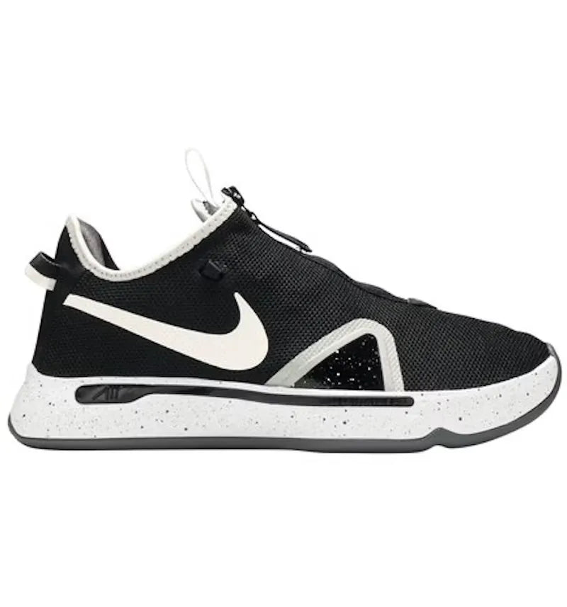 Nike PG 4 Team Black White - vue 360