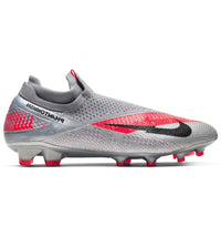 Nike Phantom Vision 2 Elite DF FG Metallic Grey Crimson