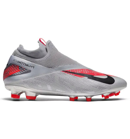 Nike Phantom Vision 2 Pro DF FG Metallic Bomber Grey - authentic Nike sneakers