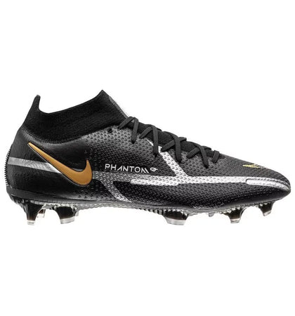 Nike Phatnom GT2 Elite DF FG Black Metallic Gold - authentic Nike sneakers