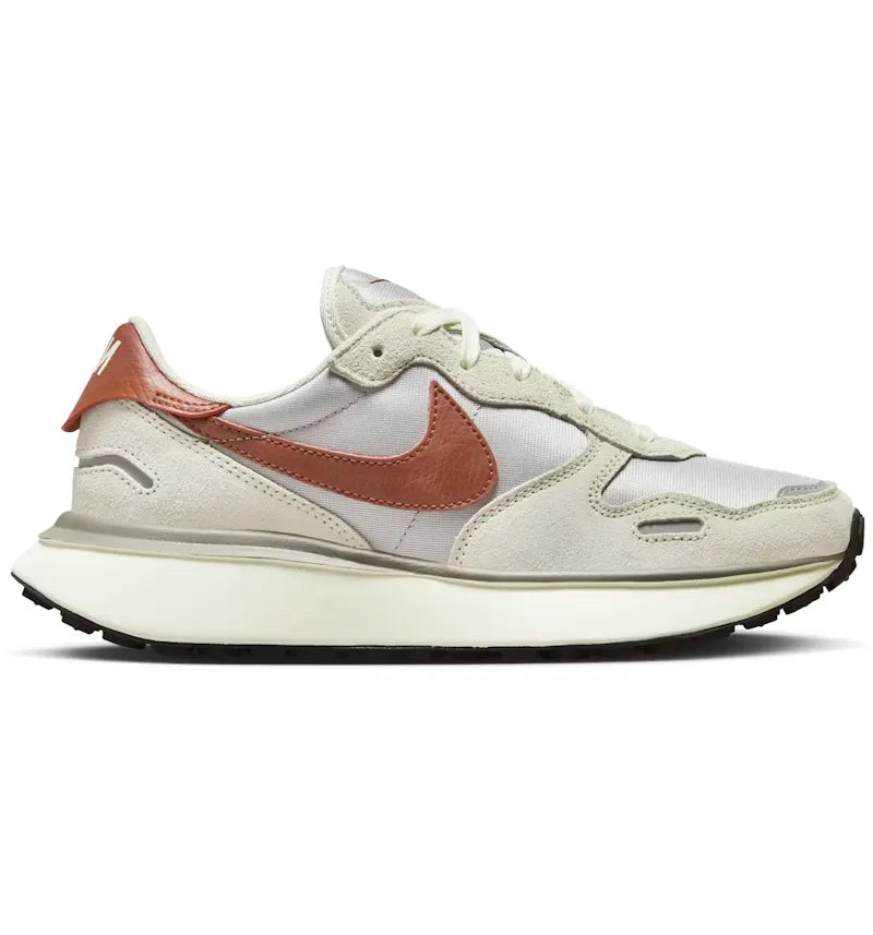 Nike Phoenix Waffle Light Bone Rugged Orange (Women's) - vue 360