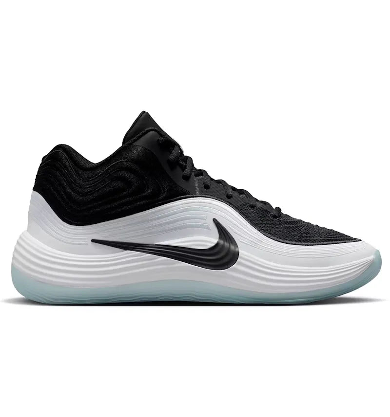 Nike Precision 8 Mid Black White Ice Blue - vue 360