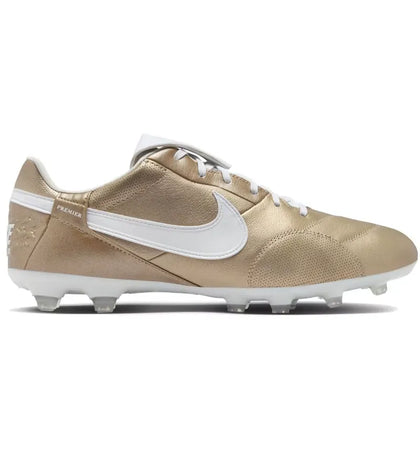 Nike Premier 3 FG Metallic Gold Grain - authentic Nike sneakers
