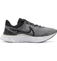 Nike React Infinity Run Flyknit 3 Black Grey Fog