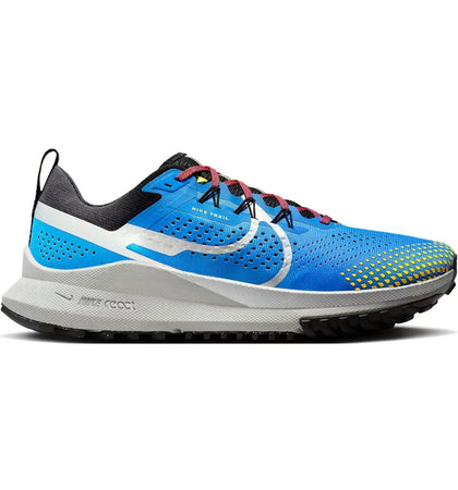 Nike React Pegasus Trail 4 Light Photo Blue Yellow - authentic Nike sneakers