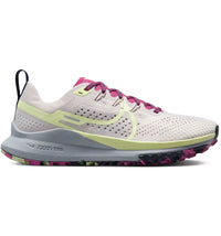 Nike React Pegasus Trail 4 Platinum Violet Purple Ink Fierce Pink Luminous Green (Women's)