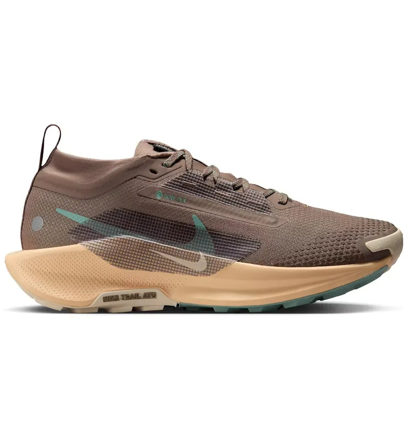 Nike React Pegasus Trail 5 Gore-Tex Mink Brown Orange Chalk Pearl White Cannon (Women's) - vue 360