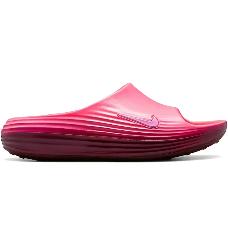 Nike ReactX Rejuven8 Slide Pink Spell Bordeaux (Women's) - vue 360