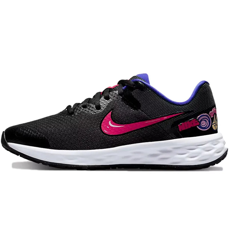 Nike Revolution 6 SE Black Pink (GS) - vue 360