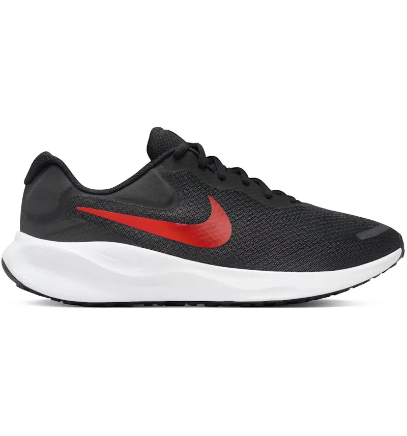 Nike Revolution 7 Black White University Red - vue 360