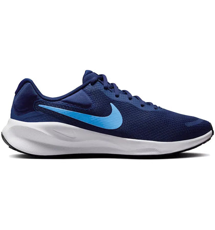 Nike Revolution 7 Blue Void White Black University Blue - authentic Nike sneakers