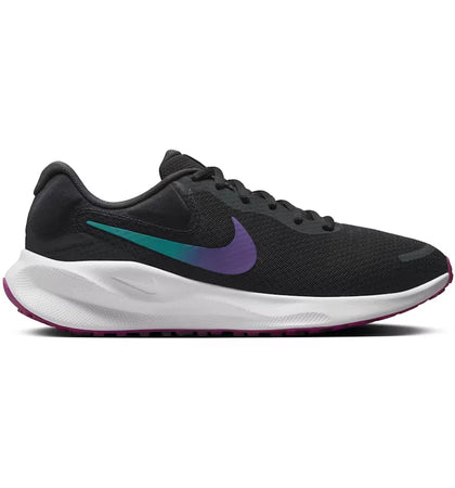 Nike Revolution 7 Dark Smoke Grey Hyper Violet White Dusty Cactus (Women's) - authentic Nike sneakers