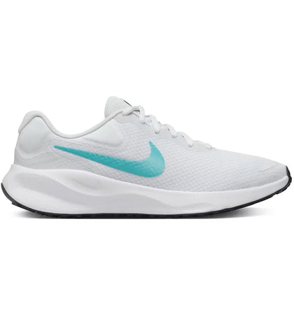 Nike Revolution 7 Pure Platinum White Black Dusty Cactus (Women's) - authentic Nike sneakers