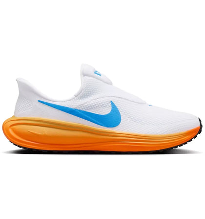 Nike Revolution 8 EasyOn White Hydrogen Blue Total Orange - authentic Nike sneakers