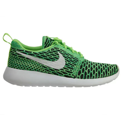 Nike Roshe One Flyknit Voltage Green White-Lucide Green (Women's) - authentic Nike sneakers