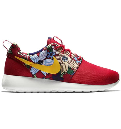 Nike Roshe Run Red Floral Aloha (Women's) - authentic Nike sneakers