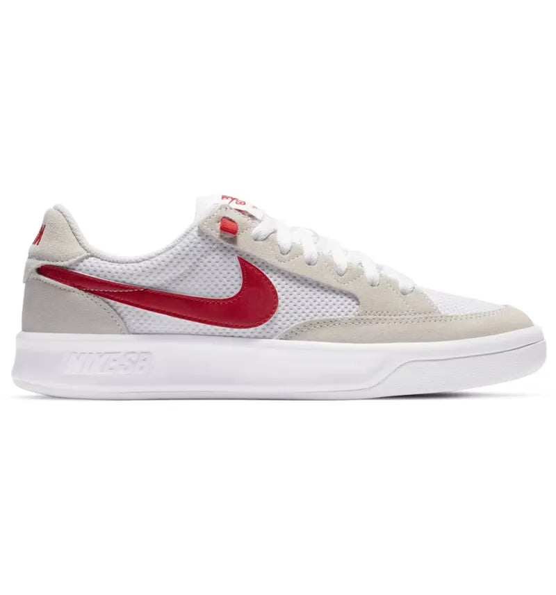 Nike SB Adversary White University Red - vue 360