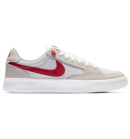 Nike SB Adversary White University Red - authentic Nike sneakers