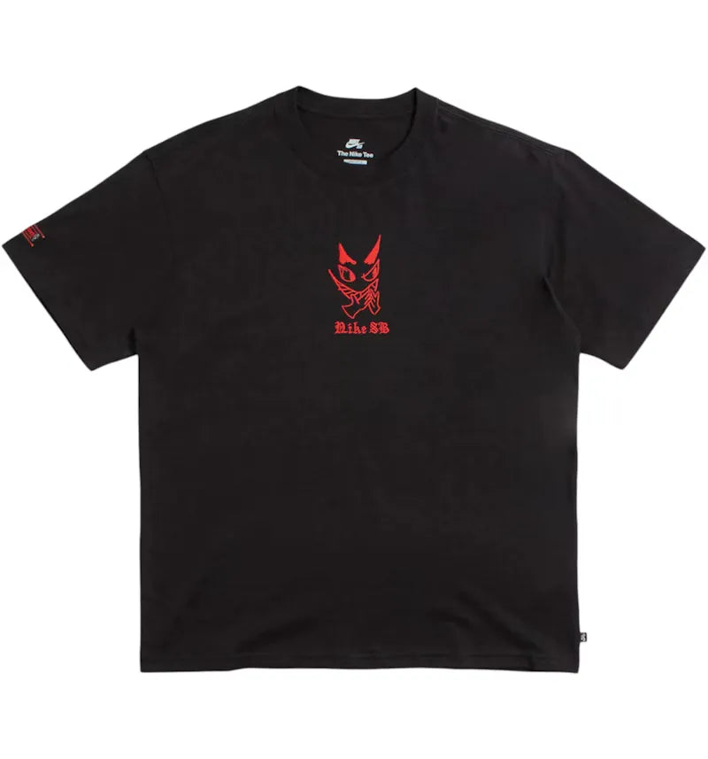 Nike SB Charcoal Dunk T-shirt Black - vue 360